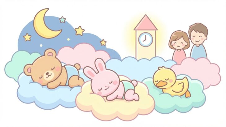 赤ちゃん夜泣きの時間帯には法則がある！原因と対策