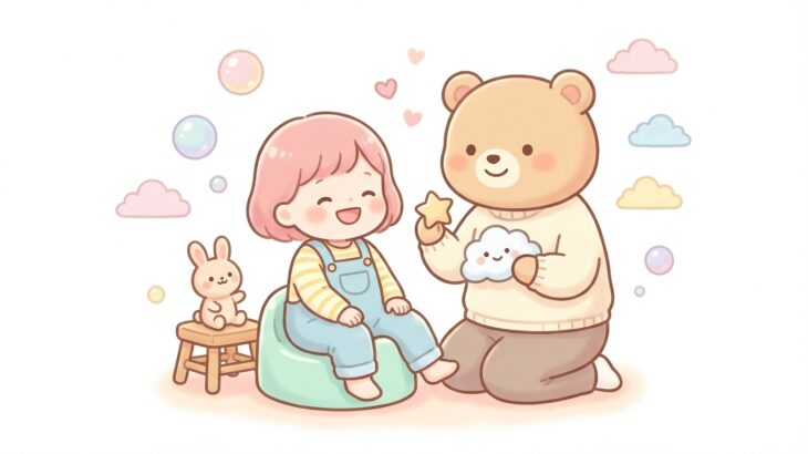 トイトレはいつから？成功のコツ5ステップ