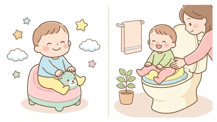 おまる vs 補助便座どっちがいい？徹底比較