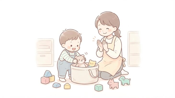 子供がお片づけできる声かけ7選 | 0〜3歳向け
