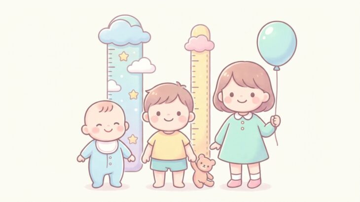0〜3歳の平均身長一覧表 | 月齢別の目安