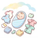 新生児の服の選び方ガイド | 季節別の着せ方のコツ