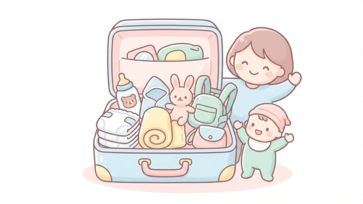 子連れ旅行の持ち物リスト完全版 | 0〜3歳の必需品