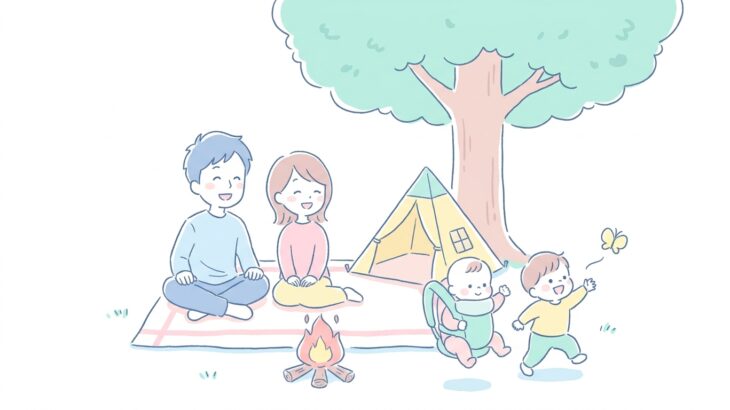 子連れキャンプの始め方 | 0〜3歳の持ち物と注意点