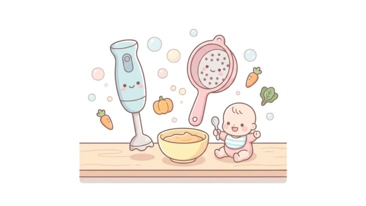 ブレンダーvs裏ごし器 | 離乳食に必要な調理器具