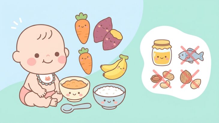 離乳食で使ってはいけない食材一覧 | 月齢別NGリスト