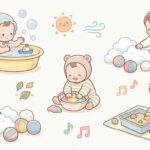 感覚遊び10選 | 0〜2歳の五感を育てる方法