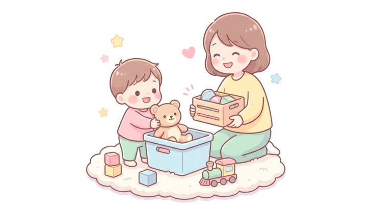 2歳のお片付けが楽しくなる関わり方アイデア集
