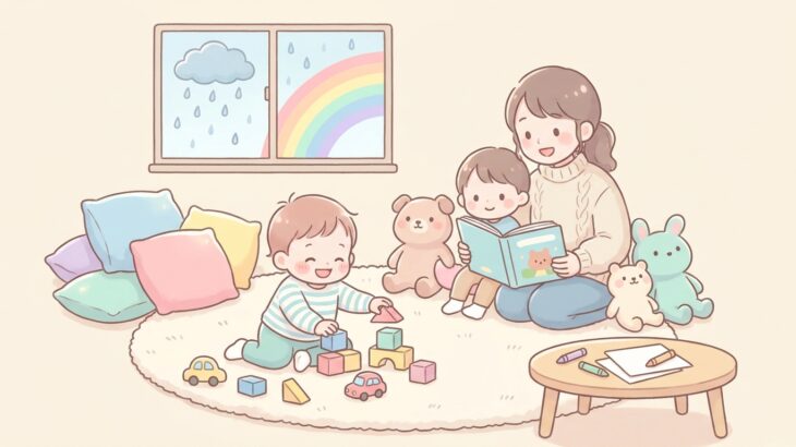 3歳児のお家遊びアイデア20選 | 雨の日も楽しい