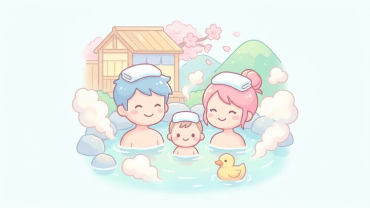 子連れ温泉マナー完全ガイド | お風呂デビューのコツ