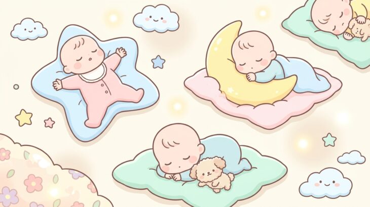 赤ちゃんの寝相が悪い理由 | SNS話題の寝相アート集