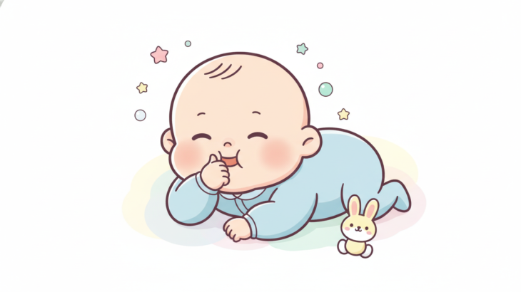 赤ちゃんの手しゃぶりはいつから？やめさせない理由