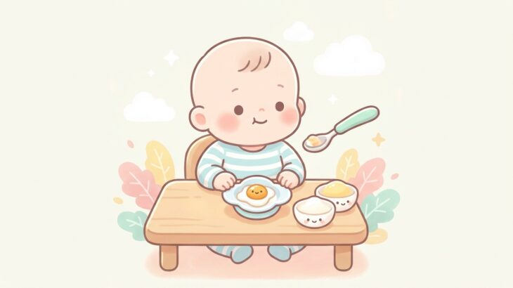 離乳食の卵はいつから？黄身白身の進め方