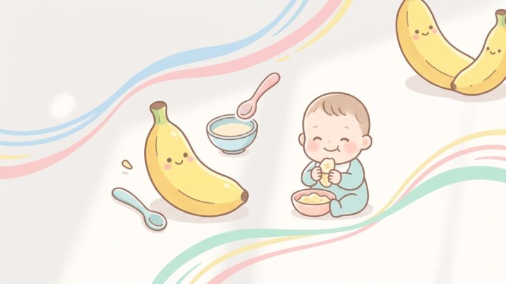 離乳食バナナ | 生はいつから？月齢別ガイド