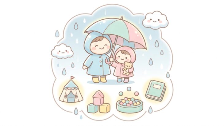 子連れ雨の日お出かけ完全ガイド | 屋内遊び場