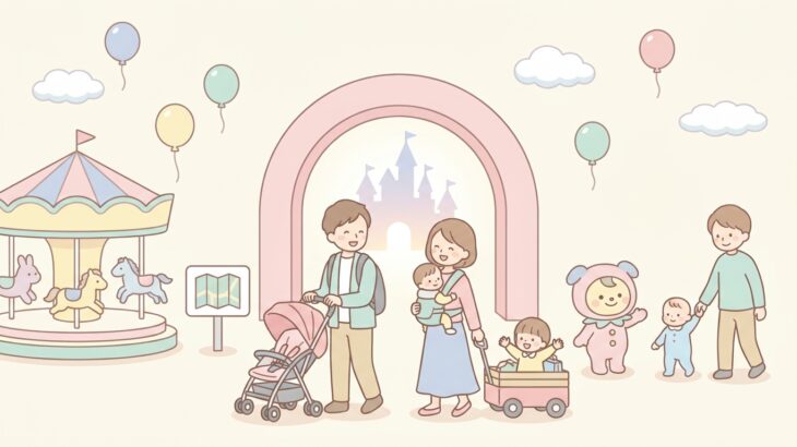 テーマパーク子連れデビュー | 年齢別の楽しみ方マップ