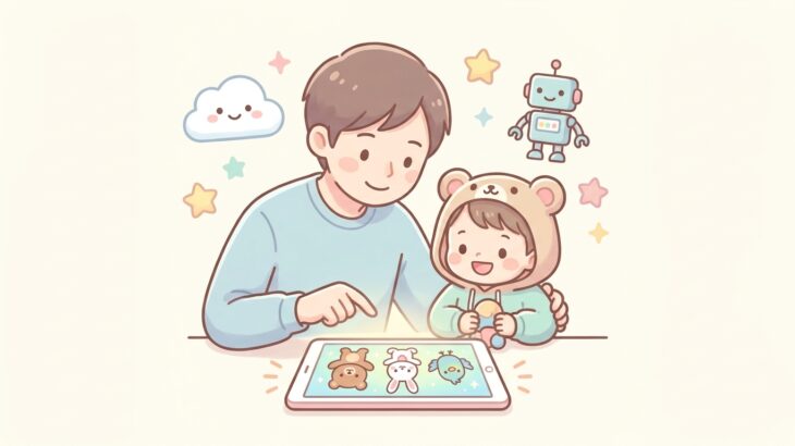 AI絵本アプリで0〜3歳と作るオリジナル物語術