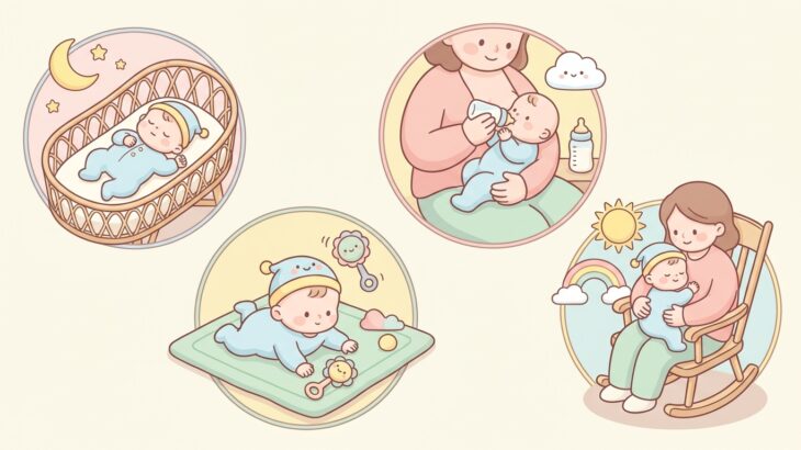 生後3ヶ月の過ごし方 | 1日のリズム完全ガイド