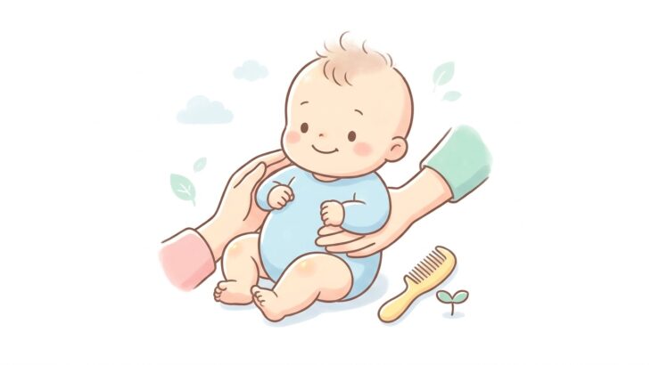 赤ちゃんの髪の毛が薄いのはなぜ？生え変わり時期と理由