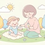 赤ちゃんの日焼け止めはいつから？選び方と塗り方