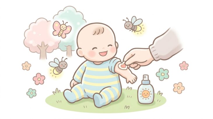赤ちゃんの虫除けはいつから？安全ガイド