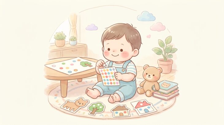 1歳のシール貼りで指先を育てる遊び方完全ガイド