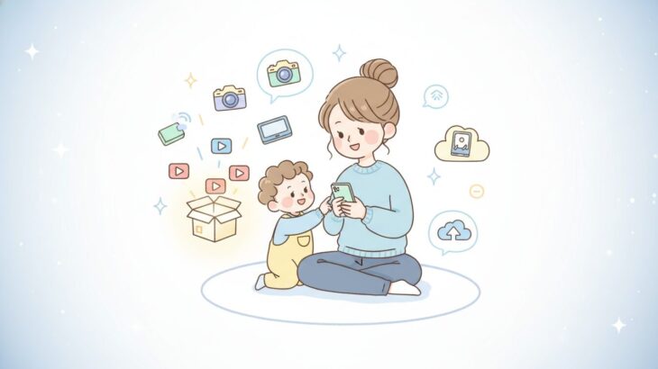 子どもの動画整理術 | スマホがいっぱいにならない保存法