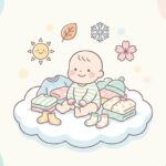 赤ちゃんの体温調節と着せ方 | 季節別レイヤリング術