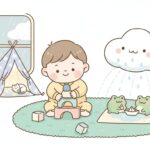 梅雨の室内遊び | 0〜3歳が夢中の20アイデア