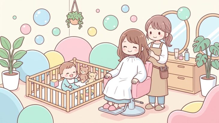 子連れ美容院で叶うママの息抜き時間の作り方