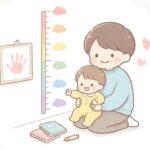 成長記録の残し方アイデア | 手形・身長メモの工夫