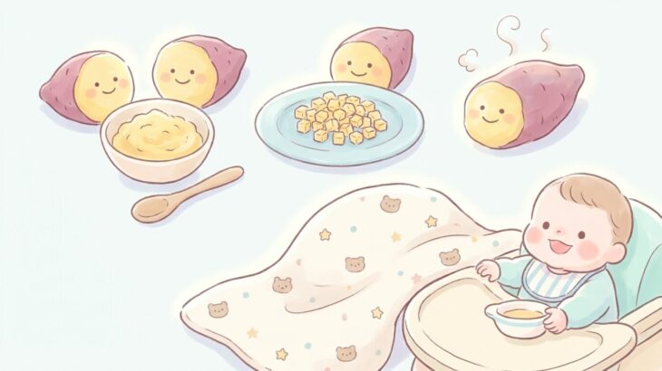 離乳食さつまいも完全ガイド | 月齢別調理法