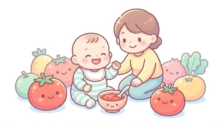 離乳食トマト完全ガイド | 皮むき＆月齢別レシピ