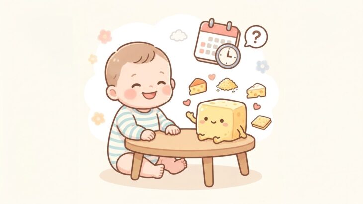 離乳食のチーズはいつから？種類別の進め方と量の目安