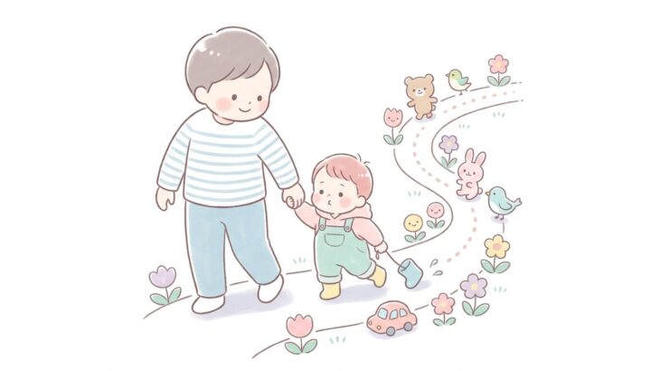 1歳のお散歩を嫌がる時の楽しいルート作り術