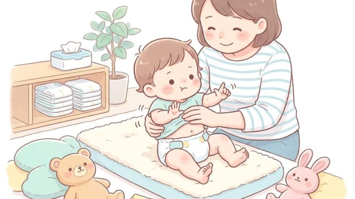 1歳のおむつ替えを嫌がる時の神対応とコツ12選