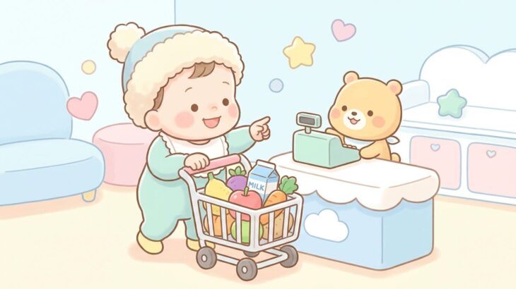 2歳のお買い物ごっこ | 社会性が育つ遊び方