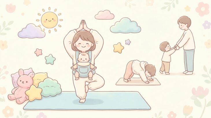 親子ヨガの始め方 | 年齢別ポーズとおうちのコツ