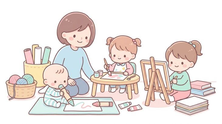 子どもの絵画教室いつから？年齢別選び方とおうち活用