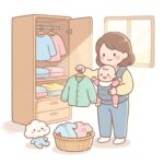 ママのワードローブの整え方 | 授乳・抱っこに便利な服選び