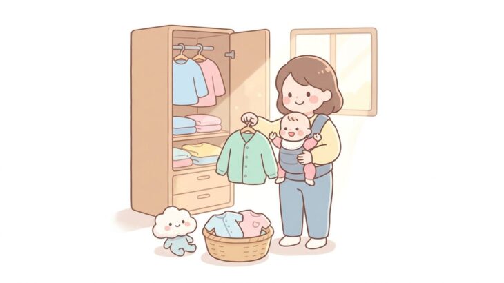 ママのワードローブの整え方 | 授乳・抱っこに便利な服選び