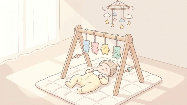 赤ちゃんのメリー・ベビージムはいつからいつまで？活用術