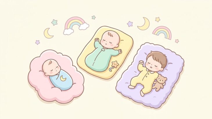 赤ちゃんのお昼寝時間一覧 | 月齢別の回数と長さ