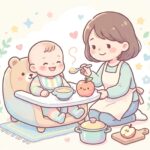 離乳食のりんご | 加熱はいつまで？月齢別の進め方