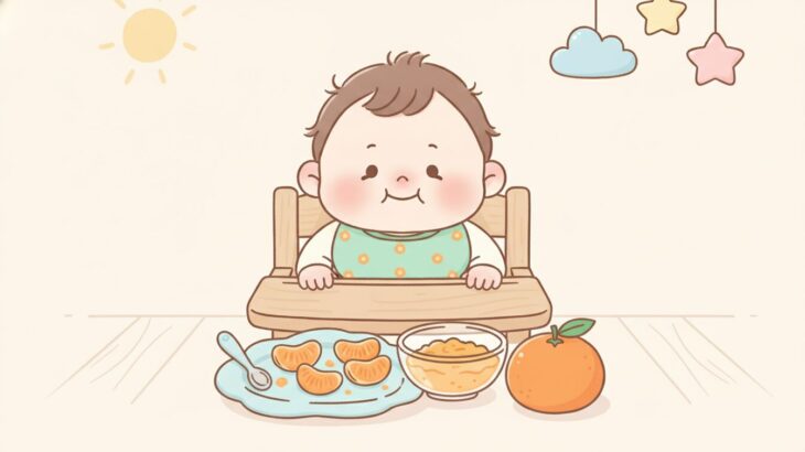 離乳食のみかん | いつから？薄皮の処理と進め方