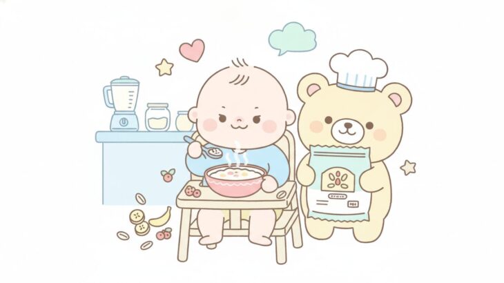 離乳食のオートミール | いつから？人気の理由とレシピ
