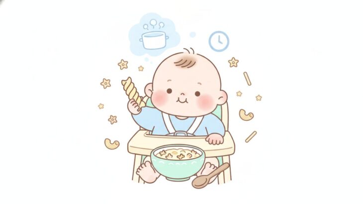 離乳食のパスタはいつから？茹で方と長さの目安