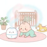 赤ちゃんの加湿器の選び方 | 置き場所と安全対策