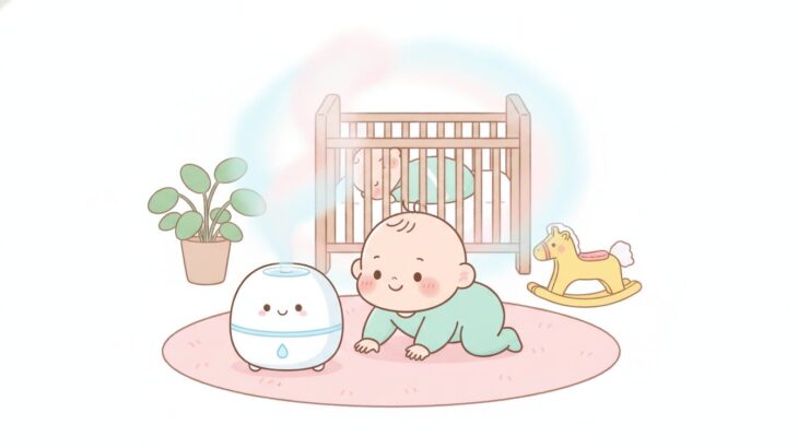 赤ちゃんの加湿器の選び方 | 置き場所と安全対策