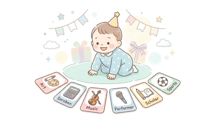 1歳の選び取りカード | 意味一覧と手作り無料素材の活用法